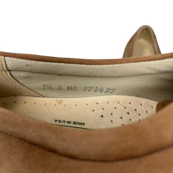 SAS Brown Leather Flats - Picture 8 of 10